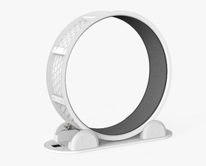 جهاز مشي رياضي للقطط بتصميم جديد لعام 2025، مصنوع من البلاستيك الأبيض، بكرة كبيرة، شحن بالطاقة الشمسية، مع عداد للمسافات - Product Image 3