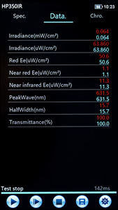 Test için kırmızı ışık tek bant kızılötesi ile HP350IR spektrometre 550nm-1100nm kızılötesi ışınım ölçer - Product Image 4