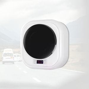 Lavatrice Nera per Camper con Capacità e Velocità di Centrifuga Massima di 800 Giri al Minuto, Certificata CE - Product Image 1