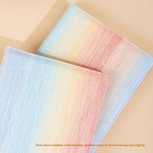2025 Notebook for College Students High Color Value <b>A5</b> Paper Cover Thread Sewing Business <b>Notepad</b> Refined Artistic Print Simple - Product Image 4