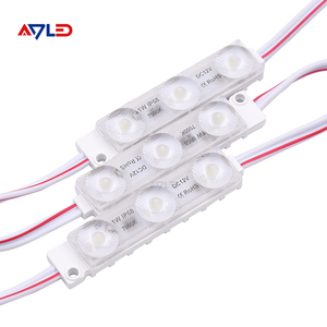 Module lumineux haute luminosité 3LED DC 24V 7000K 1W étanche IP68 pour enseigne publicitaire - Product Image 1