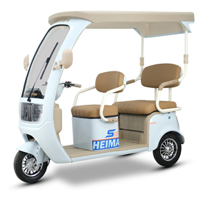 New Energy Solar Electric 3-Wheeler Self-Charging Motorized Adult Tricycle with Heavy-Duty Wheels Roof Open Body Electric <strong>Trike</strong> - Product Image 2