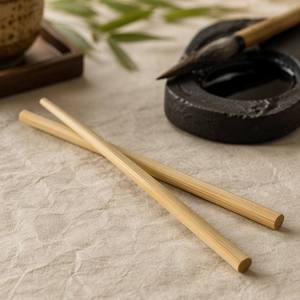 Eco-Friendly Wholesale Natural <strong>Bamboo</strong> Round 4.5mm 8 Inch Convenience <strong>Store</strong> Retail Pack Disposable <strong>Bamboo</strong> Chopsticks - Product Image 6