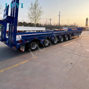 Semirremolque de Plataforma Baja de Seis Ejes para Trabajo Pesado, Transportador de Maquinaria de Gran Tamaño para África, <span class=keywords><strong>Asia</strong></span> Central, Construcción de Minas - Product Image 5