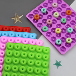 Molde de Silicona Personalizado de 48 Cavidades para Donuts Pequeños, Molde para Cubitos de Hielo, Moldes para Donuts, Hazlo Tú Mismo - Product Image 2