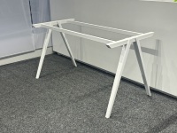 Pieds de table télescopiques contemporains en acier inoxydable – Cadre métallique abordable pour bureau à domicile, salon et table d'école