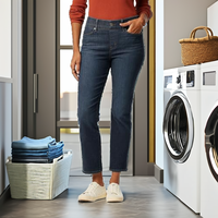 Jeans Levi Strauss Signature Gold para Mujer, Cintura Media, Moldeadores, Estilo Pull-on, Corte Recto, Color Azul Rhythm 14