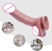 25cm XL Realistischer Dildo mit Venen, Hoden & Starkem Saugnapf, Weiches Silikon G-Punkt Anal Dickes Intimspielzeug für Frauen & Männer
