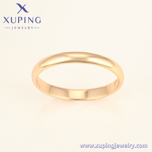 Bague en or 18K simple de haute qualité, style <span class=keywords><strong>cool</strong></span> unisexe, bague de mode simple, A00597534 - Product Image 3