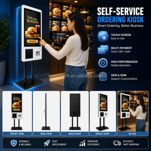 Kiosco de Autoservicio con Pantalla Táctil de 21 Pulgadas, Terminal POS Android Windows con Pago por Código QR y NFC para Supermercado - Product Image 5