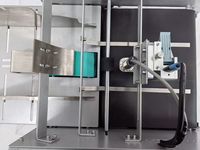 Impresora de inyección de tinta Tij con alimentador de etiquetas de papel pequeño, bolsas de plástico y máquina de paginación para MRP, fecha y código de lote