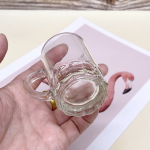 Verres à shot amusants et mignons de 1,5 oz (45 ml), mini bocaux en verre transparent, verres à shot pour fête, verres à punch originaux, verres à shot avec poignée - Product Image 5
