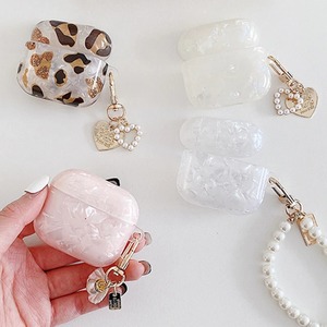 Étui porte-clés de luxe en coquille de perle étui souple antichoc pour <span class=keywords><strong>Apple</strong></span> <span class=keywords><strong>Airpods</strong></span> 1 2 3 pour étui <span class=keywords><strong>AirPods</strong></span> Pro - Product Image 3