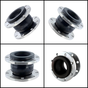 Modèle de tête Système de pompe Compensateur à soufflet Type de bride Accouplement flexible Fer forgé JIS Caoutchouc Joint de dilatation souple Eau Huile