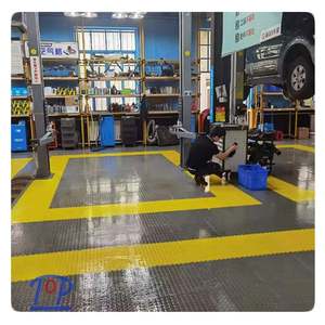 Carreaux de sol d'atelier à emboîtement en PVC Revêtement de sol d'atelier en vinyle plastique - Product Image 2