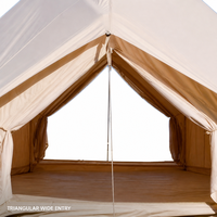 Nouvelle tente gonflable Yurt Air à double couche intérieure et extérieure, imperméable, quatre saisons, deux chambres, en PVC.