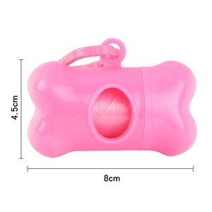 Chất Lượng Cao Đầy Màu Sắc Xương Hình Tùy Chỉnh Dog Poop Túi Dispenser Thân Thiện Với Môi Nhựa Bền Vững Và Thả - Product Image 6