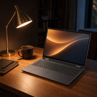 Nouvel ordinateur portable de réunion pliable à 360 degrés avec écran tactile de 15,6 pouces, AMD Ryzen 3 3200U, 16 Go de RAM, 512 Go de SSD, Windows 11