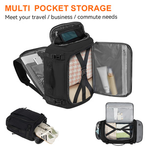 Рюкзак для путешествий для женщин и мужчин, вместительный рюкзак для ноутбука, с множеством карманов, школьный рюкзак, водонепроницаемый - Product Image 3