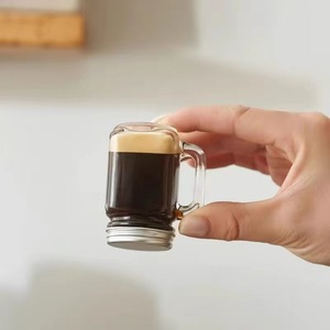 Rỗng vuông cà phê phong cách mới nước uống rượu vang cổ vũ 40ml 120ml thủy tinh lạnh Brew chai với kim loại vít nắp 16oz 8oz - Product Image 6