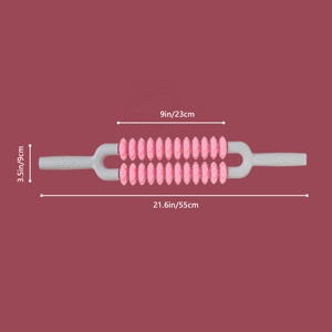 2025 Ganzkörper-Therapie-Massageroller aus PVC, wasserdicht, Pink-Blau, Trainer zur Rehabilitation, Triggerpunkt-Linderung, Fuß - Product Image 2