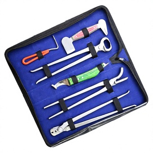 Juego de 6 Herramientas Profesionales para el Cuidado de Pezuñas de Caballos, Cortaúñas de 13 Pulgadas, Extractor de Garras, Pulidor de Pezuñas, Cuchillo para Recortar, Set Ecuestre - Product Image 1