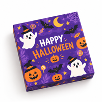 Boîtes cadeaux personnalisées sur le thème d'Halloween avec couvercle et base sur mesure