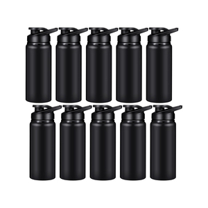Promotion Wholesale Custom Logo Light <b>Weight</b> 750ml Single Wall Stainless Steel Sport Flasks Aluminum Water Bottle With Lids - Product Image 1