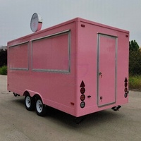 Camion de restauration entièrement équipé de 4 m, abordable, personnalisé aux États-Unis, avec équipement de cuisine complet