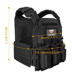 เสื้อกั๊กยุทธวิธีกลางแจ้งแบบปลดเร็ว ปรับได้ สำหรับการล่าสัตว์ พร้อมระบบ PALS Molle - Product Image 2