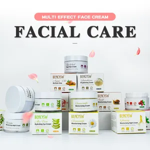 Etiqueta privada Cúrcuma Blanqueamiento Vitaminas C Retinol Crema facial Antiarrugas y líneas finas Crema facial