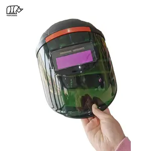 Máscara de capacete de soldagem para arco, china, fornecedor, dobrável, protetor, pc, escurecimento automático, alimentado por energia solar, barato, para soldadores de arco