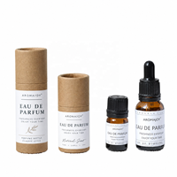 Emballage personnalisé en tube de papier kraft écologique pour flacon compte-gouttes 10ml 30ml 50ml, boîte en carton pour cosmétiques, huiles essentielles, sérums