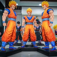 Statue de 31 cm OEM ODM personnalisée GK JT WDF, nouveau style, modèle Saiyan, figurine d'anime, ornement, jouet de collection, décoration