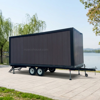 Maison conteneur pliable de type Z de 20 pieds, bureau mobile, remorque, maison, résistante au vent et à l'eau, prête à l'emploi, maison miniature personnalisée