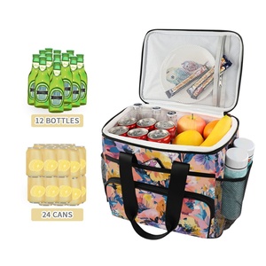 Hot Sale <b>Sublimation</b> Custom Food Cooler Duffel Bag Box Portable Lunch Insulated Bag for Beach Comping Bag - Product Image 3
