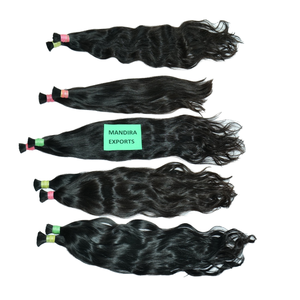 100% Non Transformés Vierge En Vrac Noir Droite Vietnamien Temple Extensions De Cheveux Humains Remy Cheveux Tissage Lâche Vague Profonde Style - Product Image 1