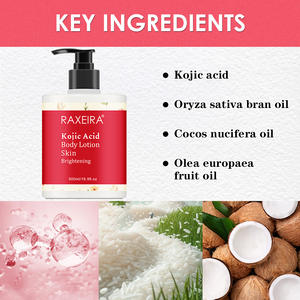 OEM/ODM <span class=keywords><strong>lotion</strong></span> corporelle éclaircissante pour la <span class=keywords><strong>peau</strong></span> à l'acide kojique, crème hydratante éclaircissante pour le corps à l'acide kojique, vente en gros - Product Image 3