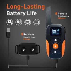 อุปกรณ์กันสุนัขเห่าระยะไกลปลอกคอฝึกพลาสติกสำหรับการแก้ไขและป้องกันพฤติกรรมที่ไม่ดีในสุนัข - Product Image 4