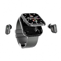 Reloj Inteligente con Auriculares Inalámbricos Dos en Uno Modelo T1 2025, Monitor de Sueño de Gel de Sílice, Frecuencia Cardíaca, Pantalla TFT, IP67, Carga Magnética