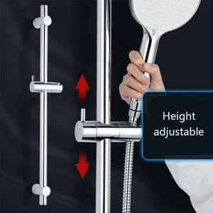 Tige coulissante <span class=keywords><strong>de</strong></span> <span class=keywords><strong>douche</strong></span> à <span class=keywords><strong>ventouse</strong></span> pour salle <span class=keywords><strong>de</strong></span> bain en gros avec logo personnalisé Barre coulissante en ABS et acier inoxydable pour <span class=keywords><strong>pommeau</strong></span> <span class=keywords><strong>de</strong></span> <span class=keywords><strong>douche</strong></span> pour salle <span class=keywords><strong>de</strong></span> bain 2025 - Product Image 2