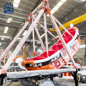 Atractivo Barco Pirata Retro Portátil para Niños de 10 Plazas con Remolque, Barco Vikingo, Atracciones de Parque de Diversiones en Venta - Product Image 5