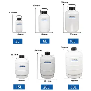 Dewar - Tanque portátil de armazenamento de esperma de touro, recipiente de nitrogênio líquido