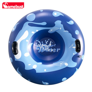 Tube à neige gonflable Samebust 157x157cm, design vague bleue, pour le ski en plein air en hiver, usage adulte - Product Image 4