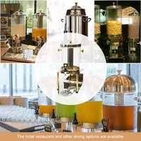 Distributeur de boissons automatique de luxe argent/or YITIAN, 8L, distributeur de jus froid pour restaurant, hôtel