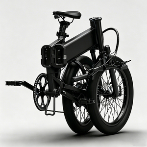 Bicicleta Eléctrica Plegable OEM de 250w, 42nm, 7 Velocidades, Cuadro de Aluminio, con Portaequipajes Trasero, Modelo Lw-efk018, Bicicleta Familiar Plegable - Product Image 5
