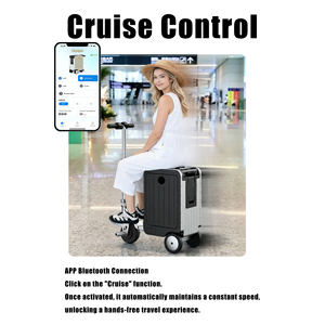 กระเป๋าเดินทางอัจฉริยะ FUTURE JOY Robotic Follow Me - กระเป๋าเดินทางขี่ได้พร้อมระบบเลื่อนอัตโนมัติและพื้นที่เก็บของกว้างขวาง จัดส่งรวดเร็ว - Product Image 2