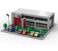 Modelo de Edificio Famoso Mundialmente de Yili Custom Architecture, Bloques de Construcción de Plástico ABS a Escala 1:12, 3D Moc, Juego de 50 Piezas, Juguete de Bricolaje para Mayores de 14 Años