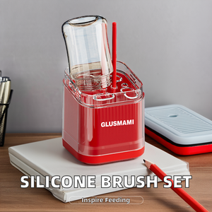 Juego de limpiador de biberones de silicona duradero Bebestep para limpieza de biberones y vasos de agua/vidrio - Product Image 2