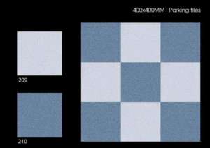 Dalles de sol extérieures mates de qualité supérieure 40x40 cm 400x400 mm 16x16 pouces, conçues pour les allées de stationnement et les espaces extérieurs - Product Image 3